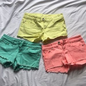 Whole sale neon denim jeans